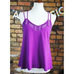 EXPRESS Strappy Embroidered Tank